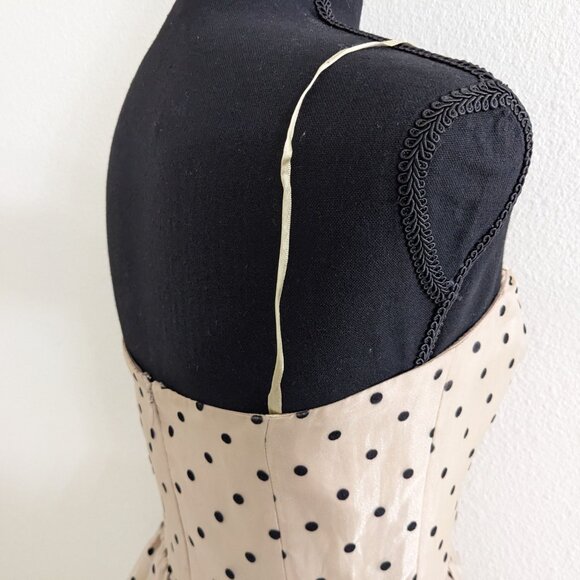 Papell Boutique Evening Polka Dot Dress (Size 4) - Picture 6 of 9
